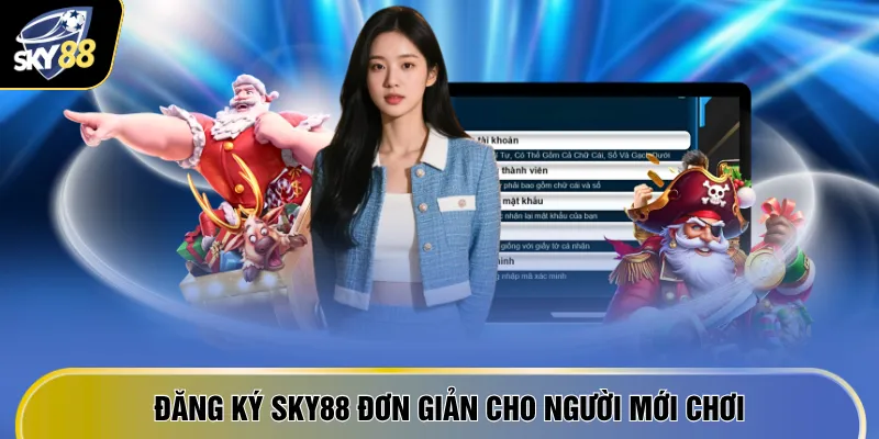 Đăng ký SKY88 đơn giản cho người mới chơi