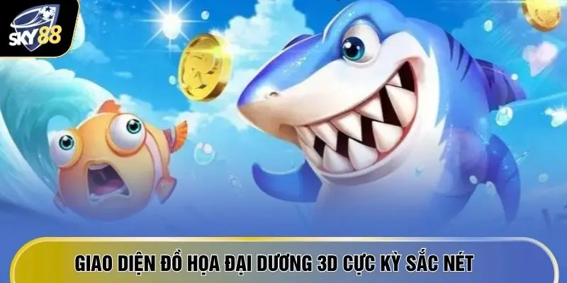 Giao diện đồ họa đại dương 3D cực kỳ sắc nét