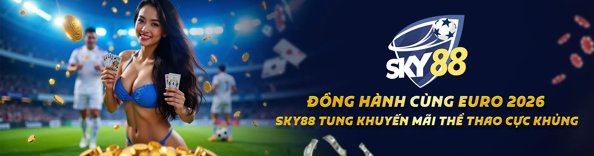 Đồng Hành Cùng Euro 2026_ Sky88 Tung Khuyến Mãi Thể Thao Cực Khủng
